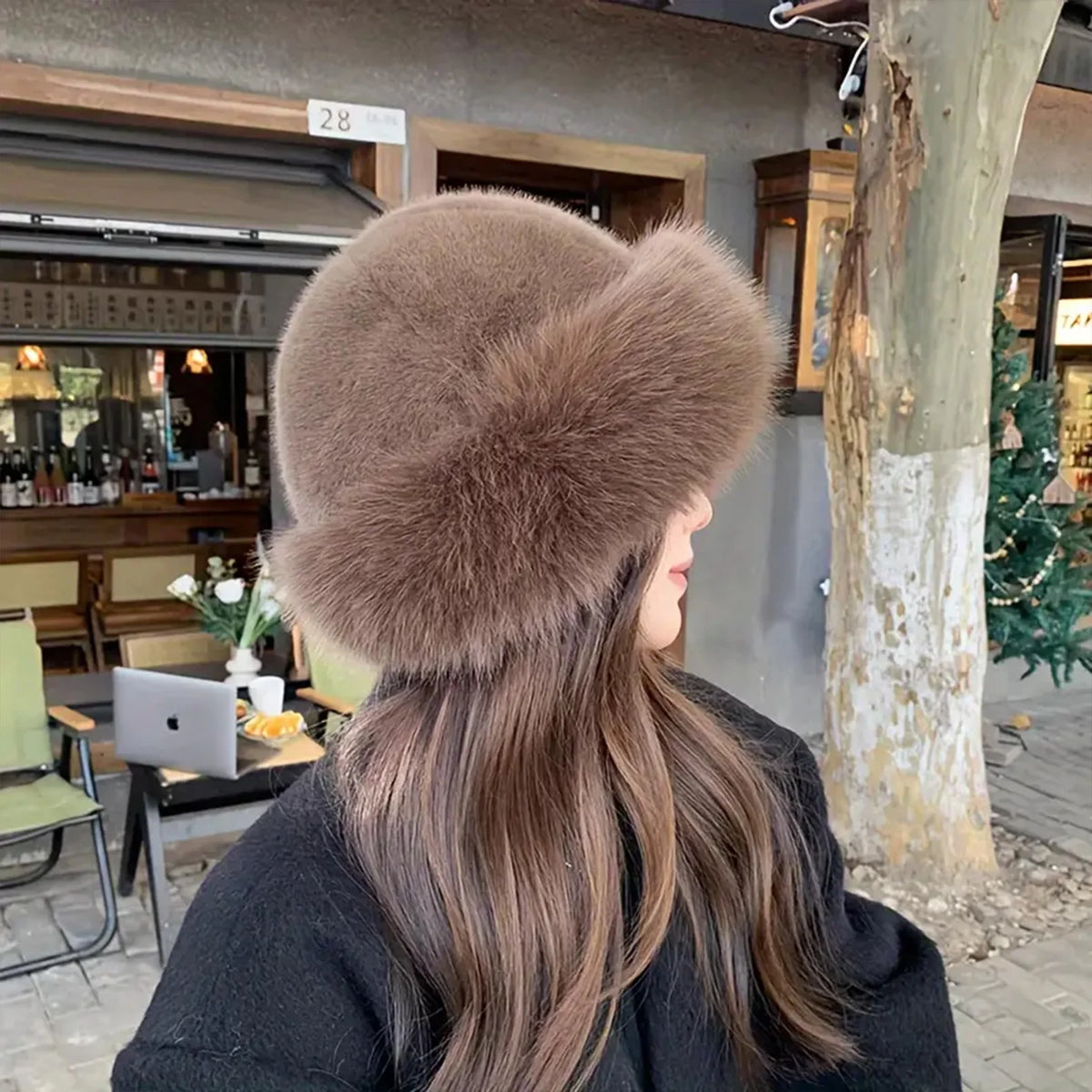 Elegante pluche muts