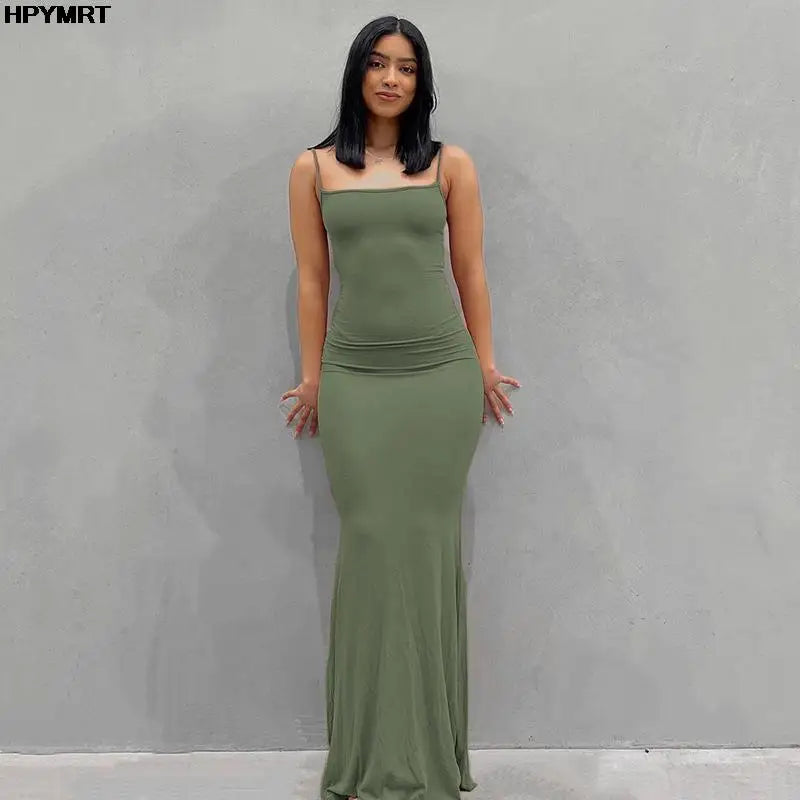 Sofia satin midi jurk