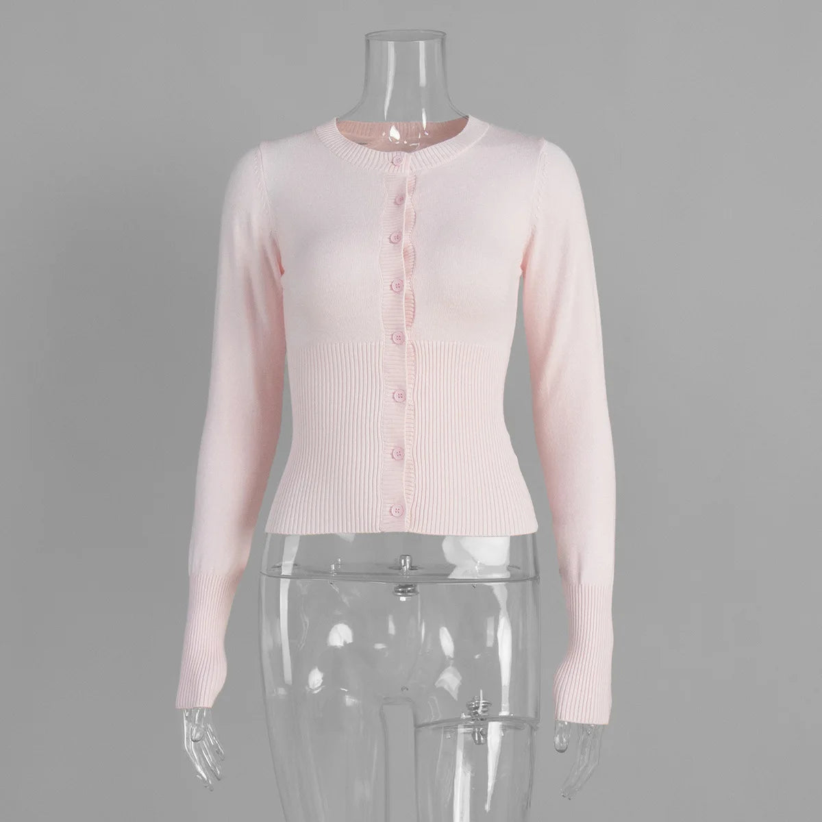 Klassiek gebreid vest