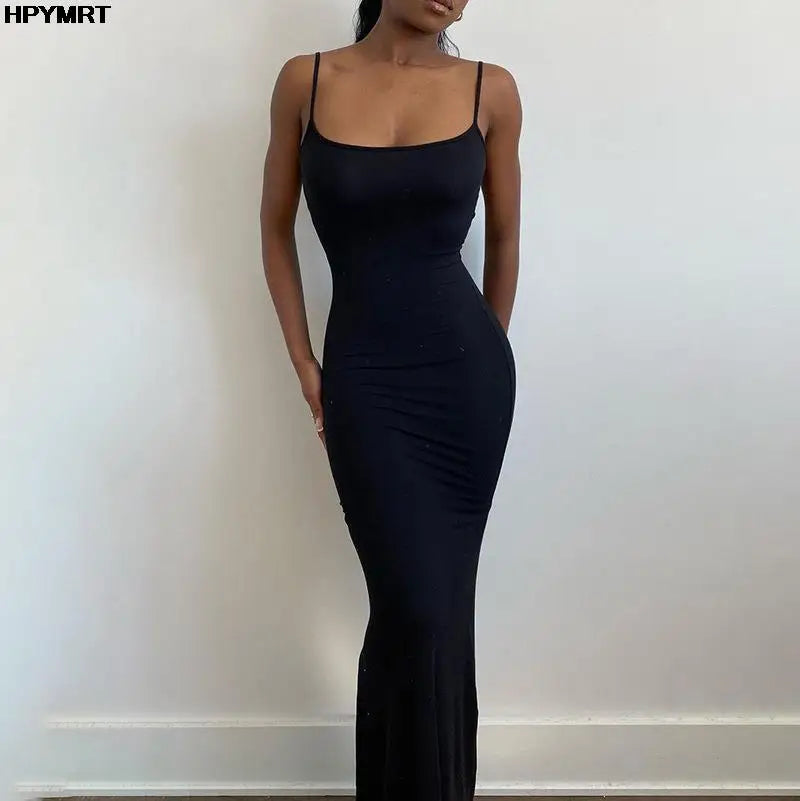 Sofia satin midi jurk