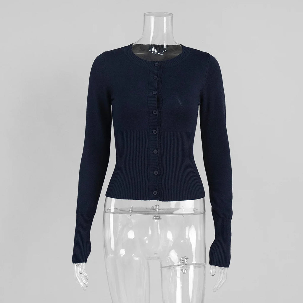 Klassiek gebreid vest