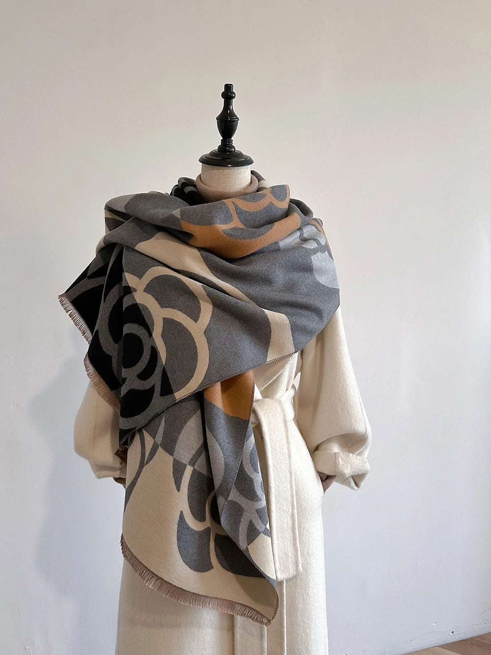 Luxe kasjmier sjaal