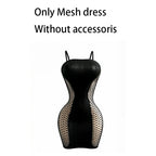 Luvora sheer jurk