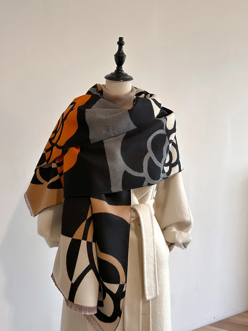 Luxe kasjmier sjaal