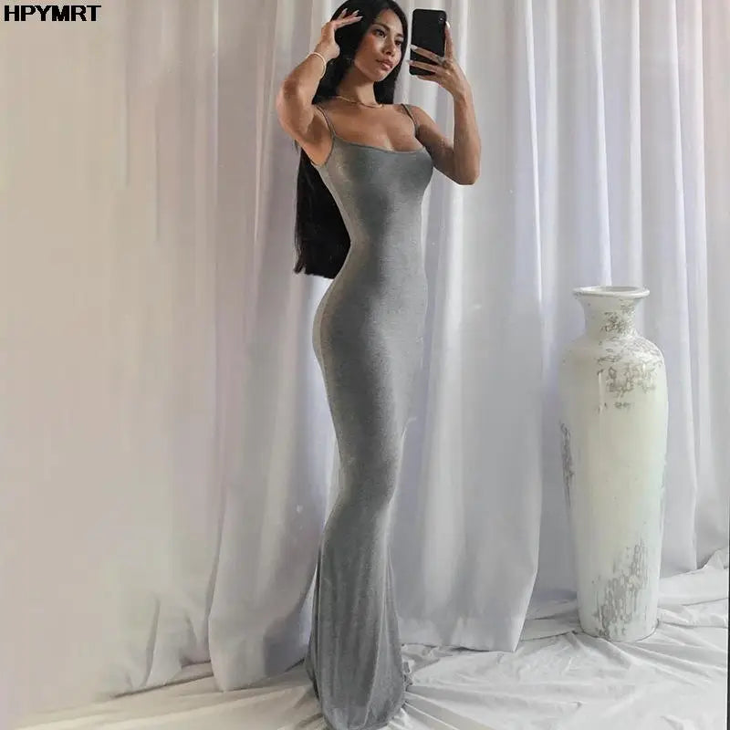 Sofia satin midi jurk