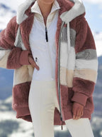 Warme teddy fleece jas