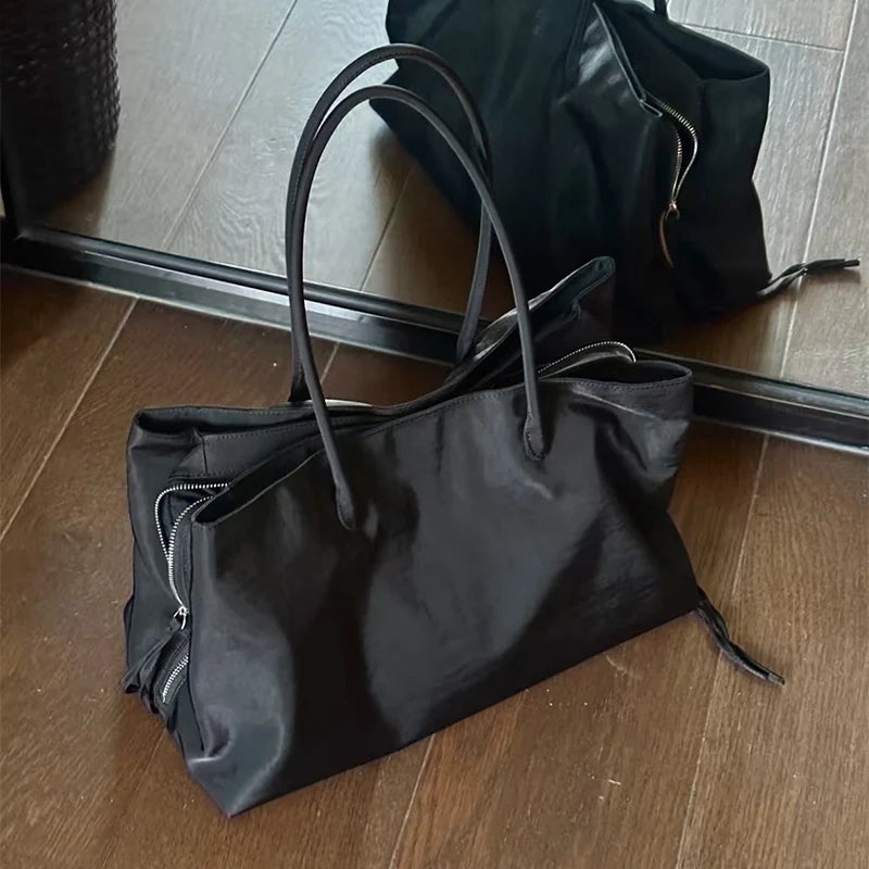 Luxe lederen schoudertas