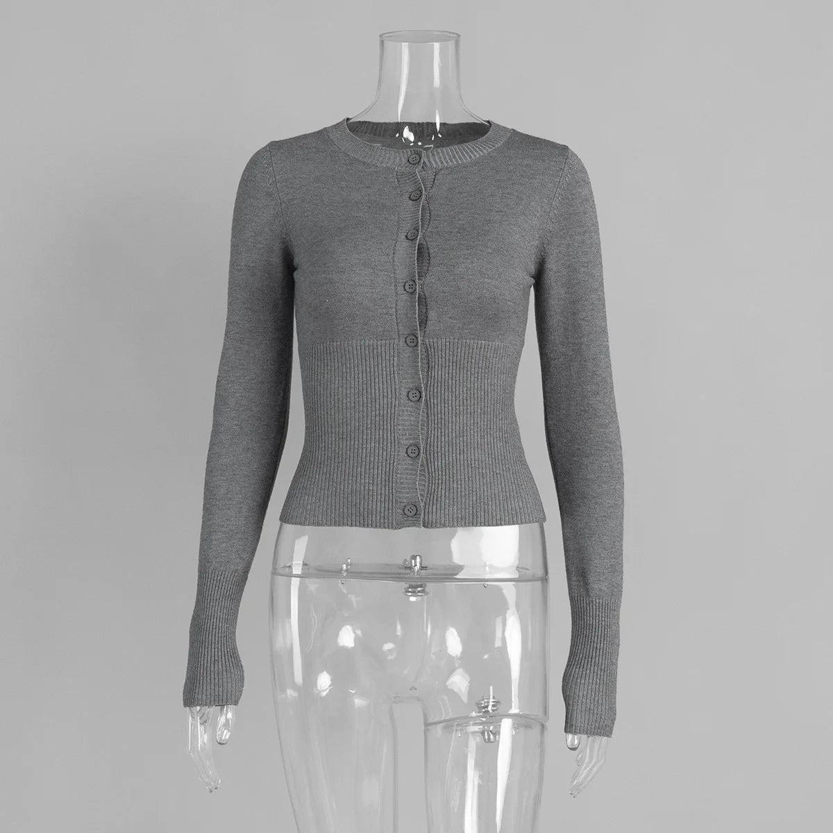 Klassiek gebreid vest