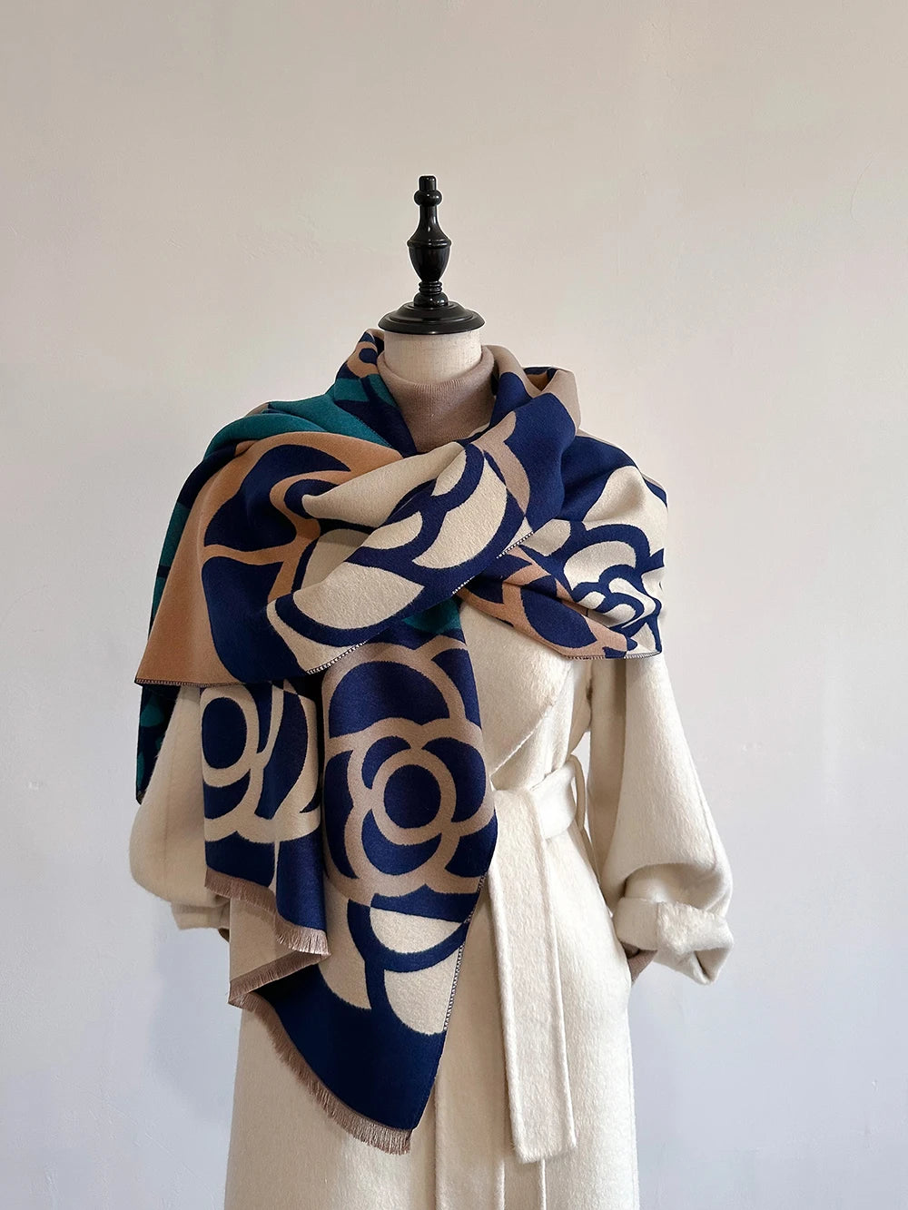 Luxe kasjmier sjaal