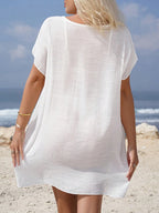 Sienna floral beach kimono
