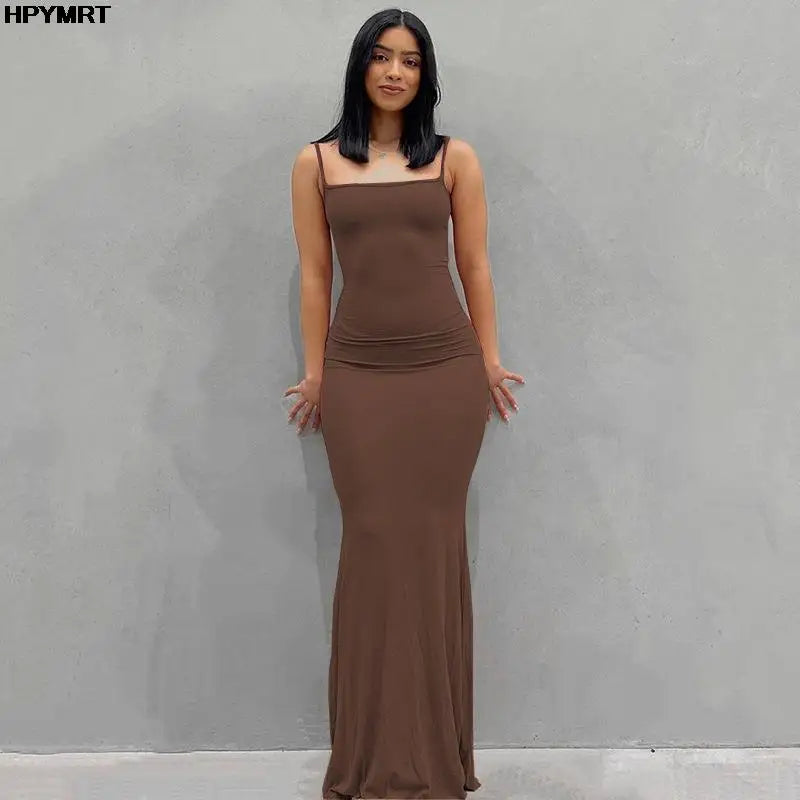 Sofia satin midi jurk