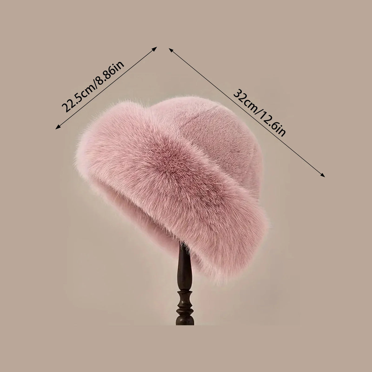 Elegante pluche muts